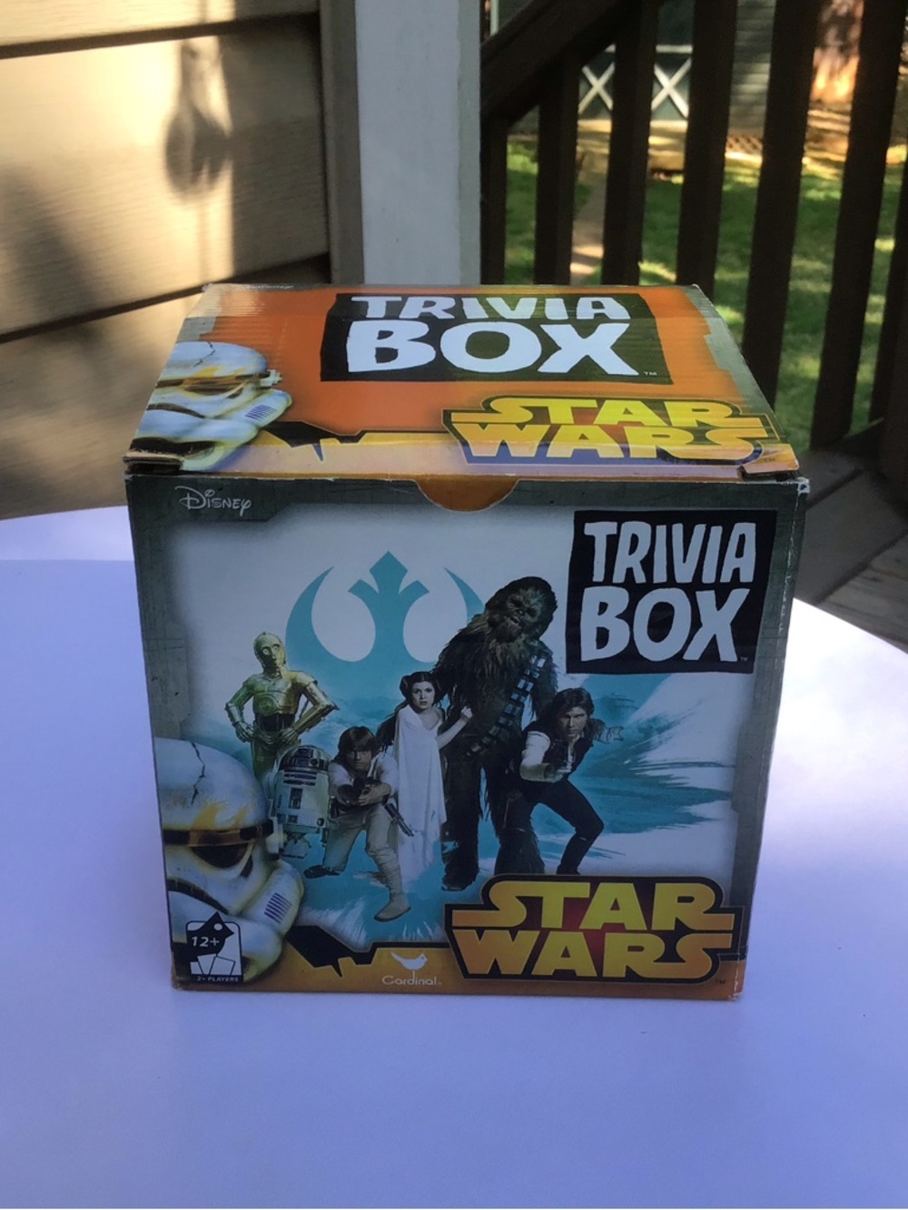 New Disney Star Wars Trivia Game, Open Box, Cards Unopened